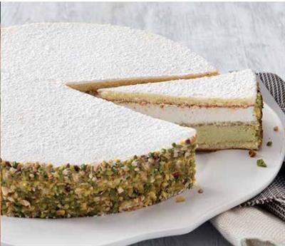 TORTA RICOTTA E PISTACCHIO PCUT 12PZ