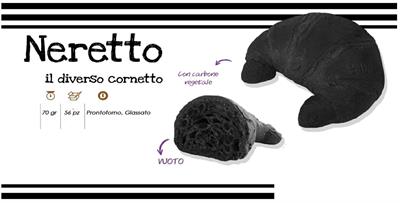 NERETTO VUOTO CURVO PRONTO FORNO 70GX40PZ BUONINI