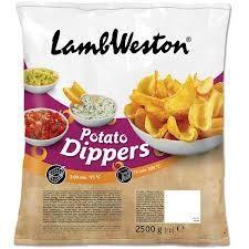 PATATE DIPPERS 2500GX4 LW          Patate scavate con buccia