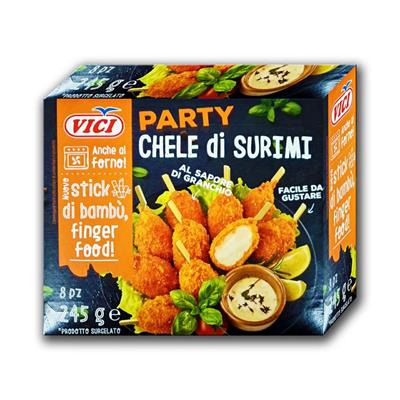 CHELE DI GRANCHIO PANATE 245X20 VICI (CON STICK DI BAMBOO)