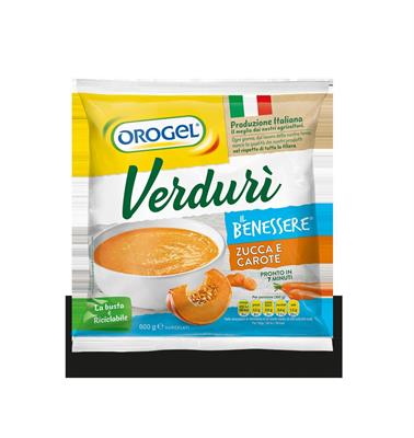 VERDURI' ZUCCA E CAROTE 600GX8PZ OROGEL RETAIL N.A.