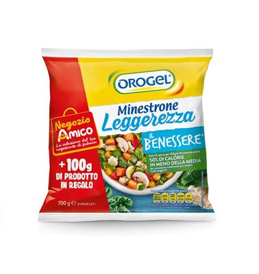 MINESTRONE LEGGEREZZA 600G+100GX8PZ OROGEL RETAIL N.A.