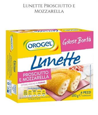 LUNETTE MOZZARELLA E PROSCIUTTO 200GX9PZ OROGEL RETAIL COMM.