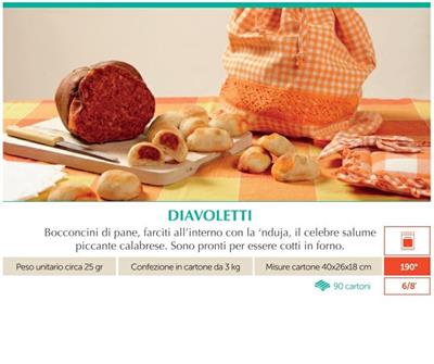 DIAVOLETTI ALLA NDUJA 25GR - KG3