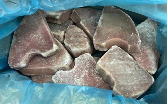 TONNO P.GIALLE TRANCE (BISTECCA) 5KG(4.5KG) - GLASS. 10% SP SO SS