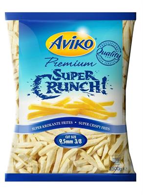 PATATE AVIKO SUPER CRUNCH 9,5mm 4X2500 - stick ricoperto