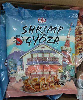 GYOZA SHRIMP 500G(25pz)X12PZ - RAVIOLI GIAPPONESI AI GAMBERI