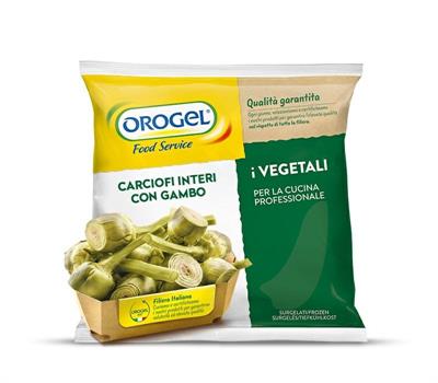 CARCIOFI INTERI CON GAMBO 2,5KG OROGEL F.S.