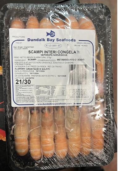 SCAMPI 21-30 500G(375G)X12PZ DUNDALK - GLASS.25% IRLANDA