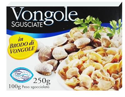 VONGOLE SGUSCIATE 12X250G OGGI PESCE