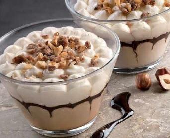 COPPA MOUSSE CHANTILLY CAFFE' VETRO 12PZ