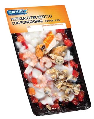 VIS PREPARATO PER RISOTTO SKIN C/POMODORINI 12X250G GENEPESCA