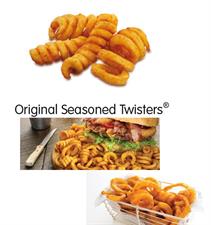 PATATE TWISTERS® 2500GX4 LW         Aromatizzate paprika + taglio spiral