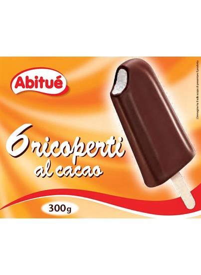 6 RICOPERTI CACAO ABITUE' 300GX6