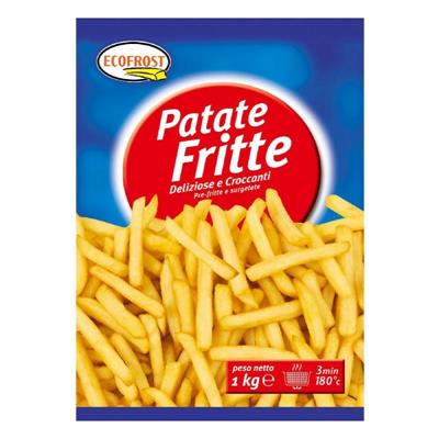 ECOFROST PATATE PREFRITTE 9/9 STANDARD 10X1KG