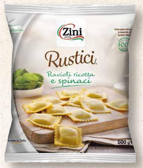 RAVIOLI RICOTTA E SPINACI 500GX10PZ ZINI