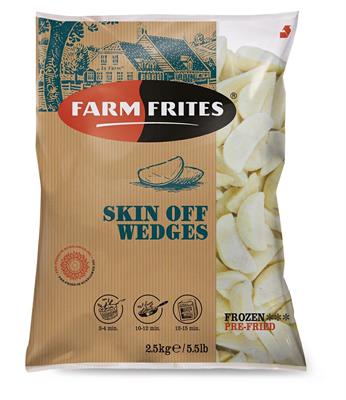 FARM FRITES® PATATE SPICCHI 1/8 2,5KGX4PZ - WEDGES SKIN-OFF